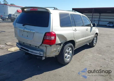 2002 Toyota Highlander V6 from USA, damaged, VIN JTEGF21A920056811